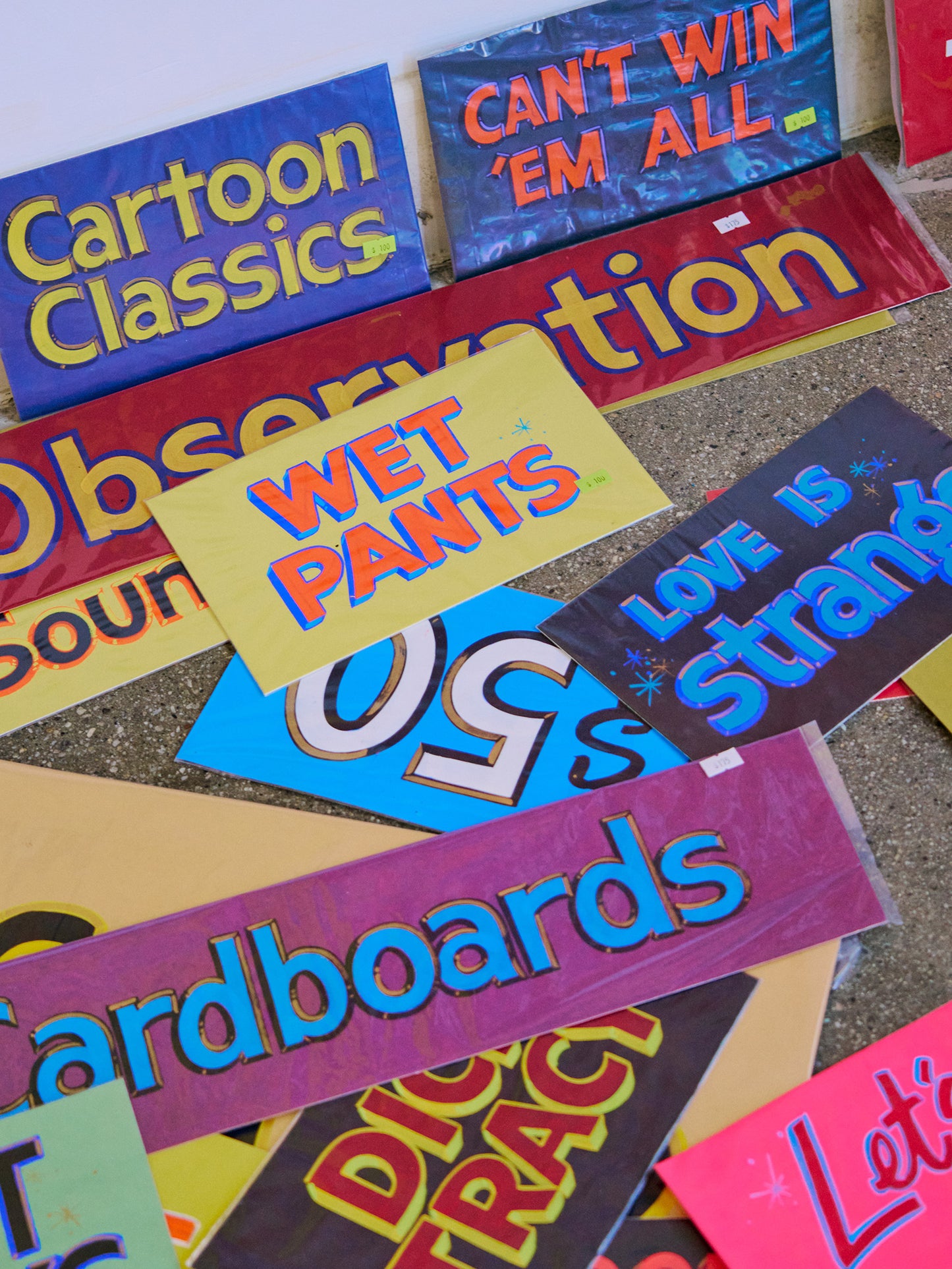 Small Showcard Sign