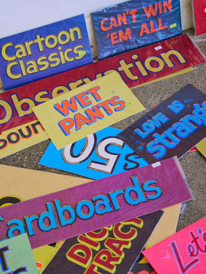 Small Showcard Sign